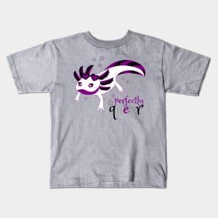 Asexual Pride Axolotl Kids T-Shirt